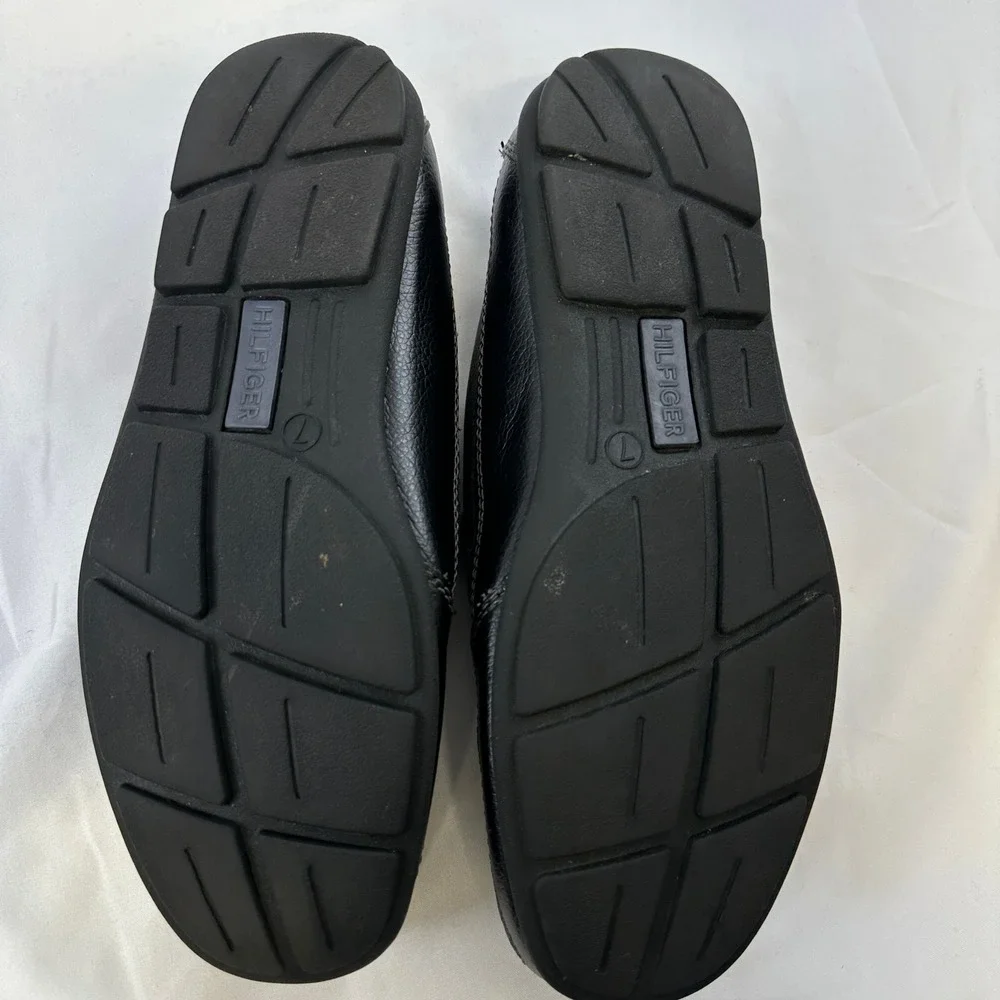 Tommy Hilfiger TMDATHAN Black Loafers Slip On Shoes‎ Men's 7